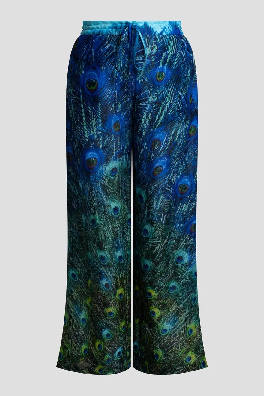 Peacock Cotton Voile Pants