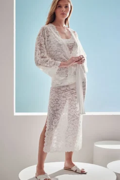 Peony Allover Lace Wrap