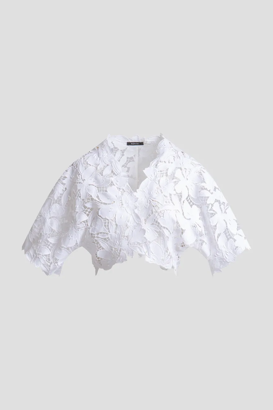 Peony Floral Lace Bolero