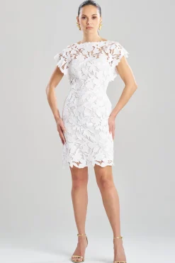 Peony Floral Lace Mini Dress