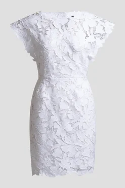 Peony Floral Lace Mini Dress