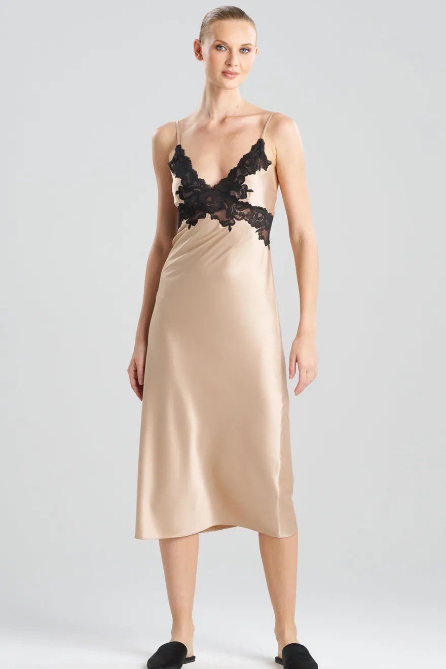 Peony Glamour Slip Dress