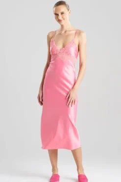 Peony Glamour Slip Dress