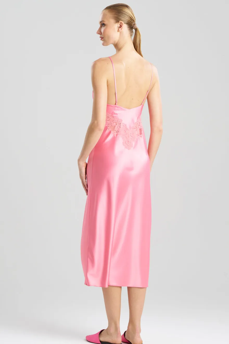 Peony Glamour Slip Dress