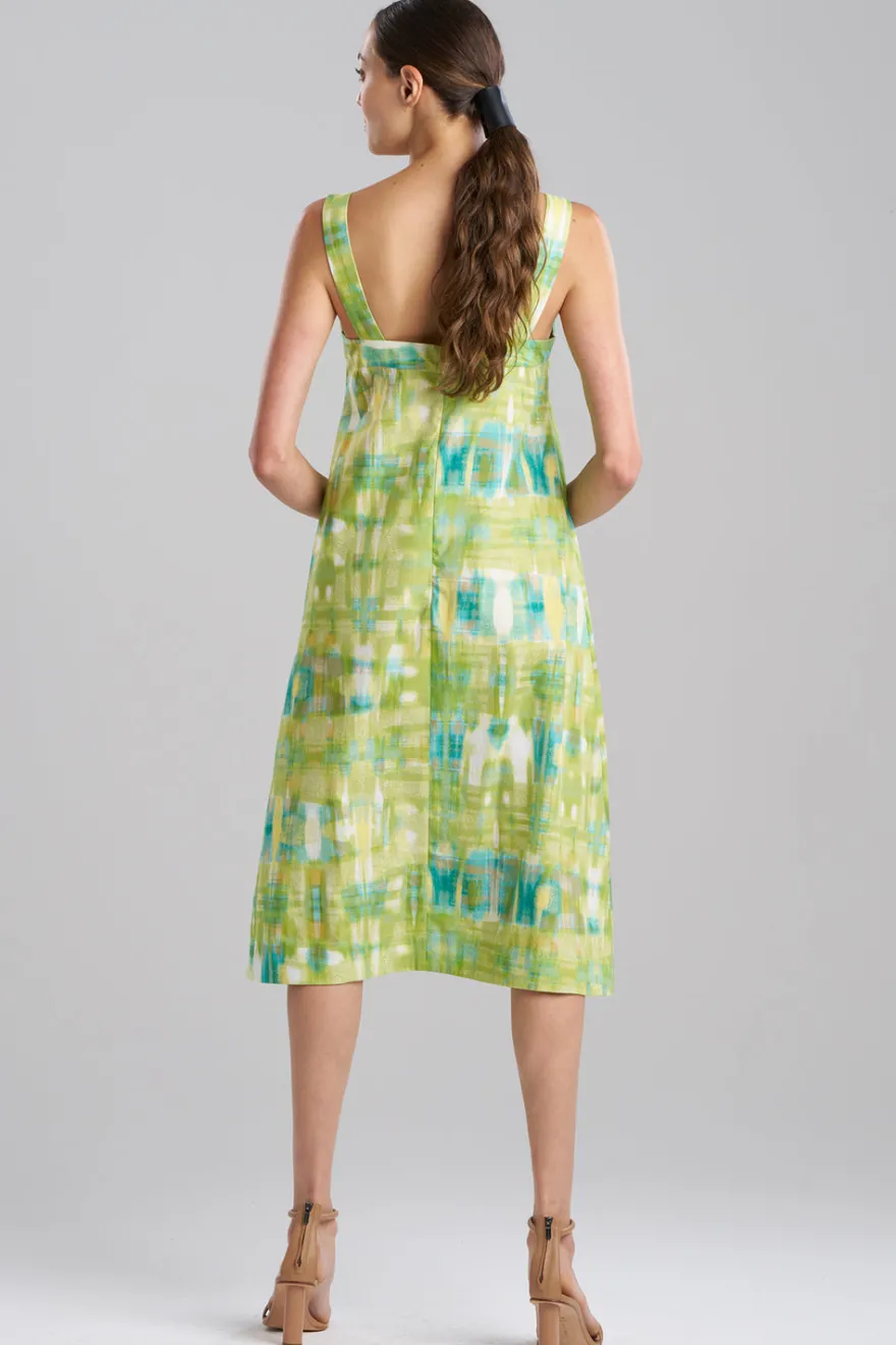 Plaids Cotton Poplin Sundress