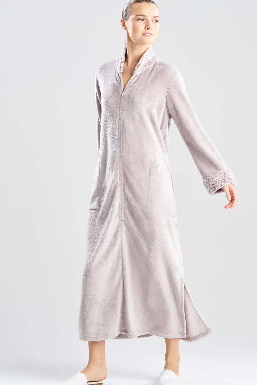 Plush Lynx Mandarin Zip Lounger