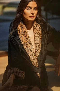 Plush Lynx Robe