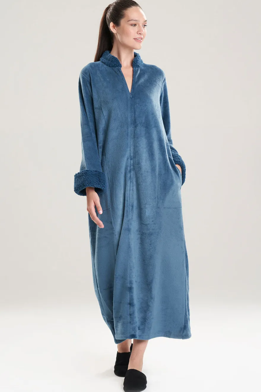 Plush Sherpa Zip Lounger