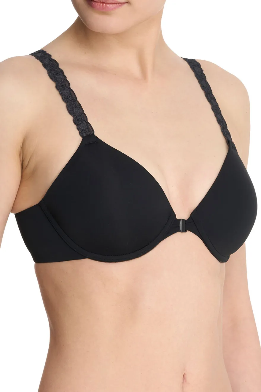 Pure Luxe Convertible Front Close Contour Underwire Bra