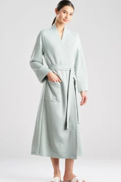 Quilted Geo Knit Jacquard Robe
