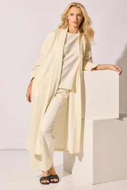 Quilted Geo Knit Jacquard Robe
