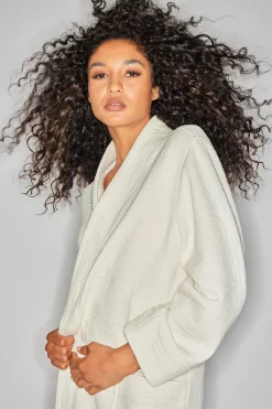 Quilted Infinity Jacquard Robe
