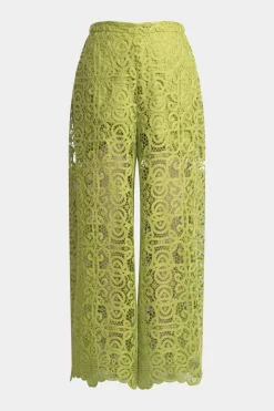 Raffia Lace Palazzo Pants