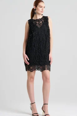Raffia Lace Shift Dress