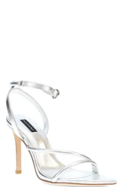 Reiki Nappa Leather Ankle Strap Heel