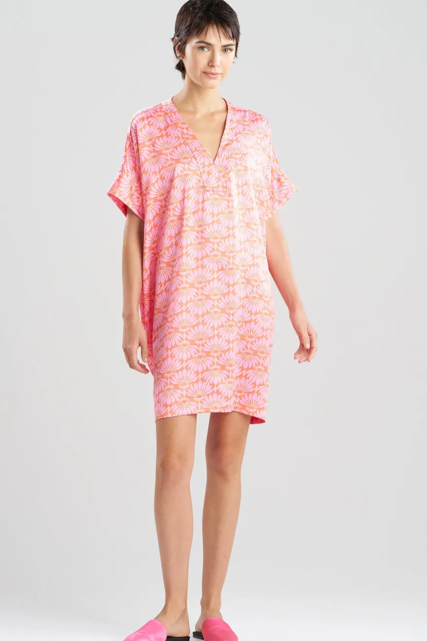 Rhythm Printed Satin Sleepshirt