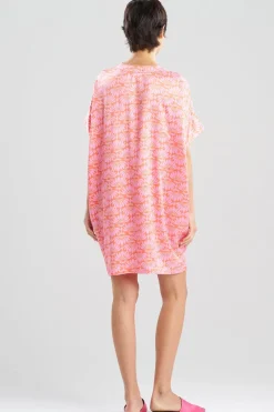 Rhythm Printed Satin Sleepshirt
