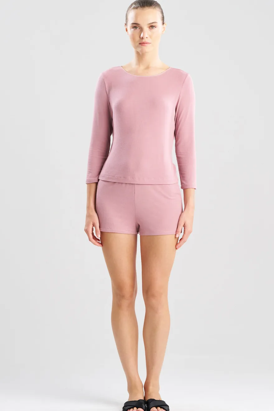 Rib Essentials Long Sleeve Shorts PJ