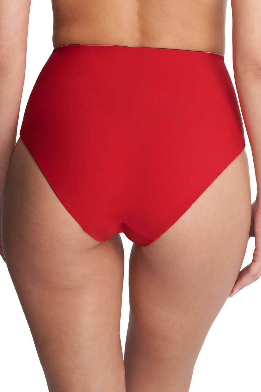 Riviera Reversible High Rise Bikini Bottom