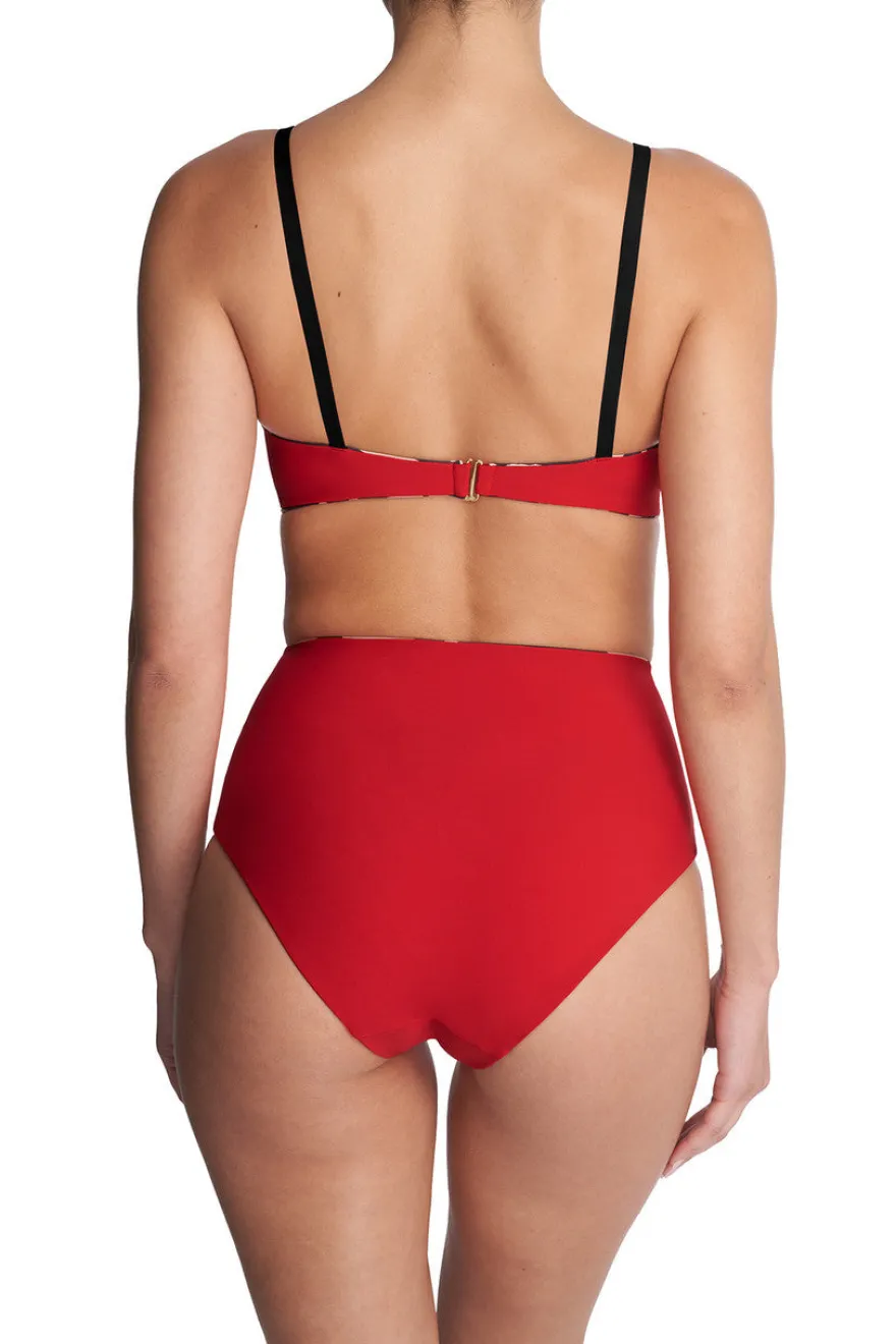 Riviera Reversible High Rise Bikini Bottom