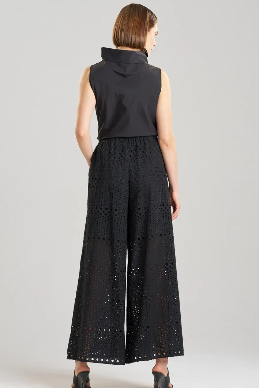 Round Eyelet Pants