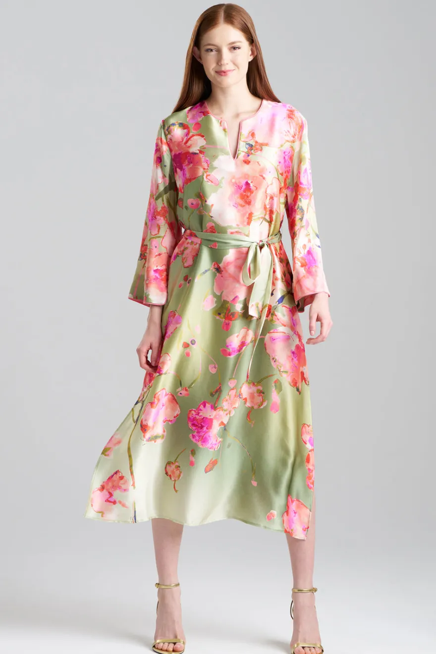 Sakura Matsuri Silk Caftan