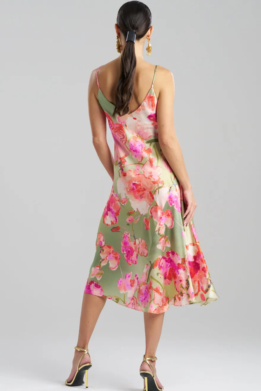 Sakura Matsuri Silk Slip Dress