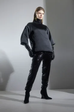 Sequins Cargo Joggers