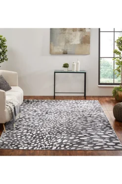 Serengeti- Charcoal Spotted Rug