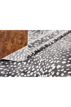 Serengeti- Charcoal Spotted Rug