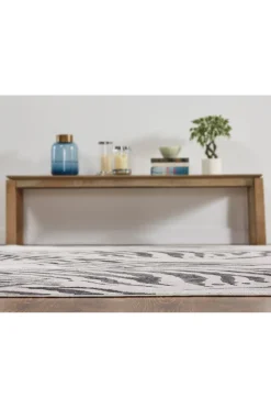 Serengeti- Charcoal Zebra Rug