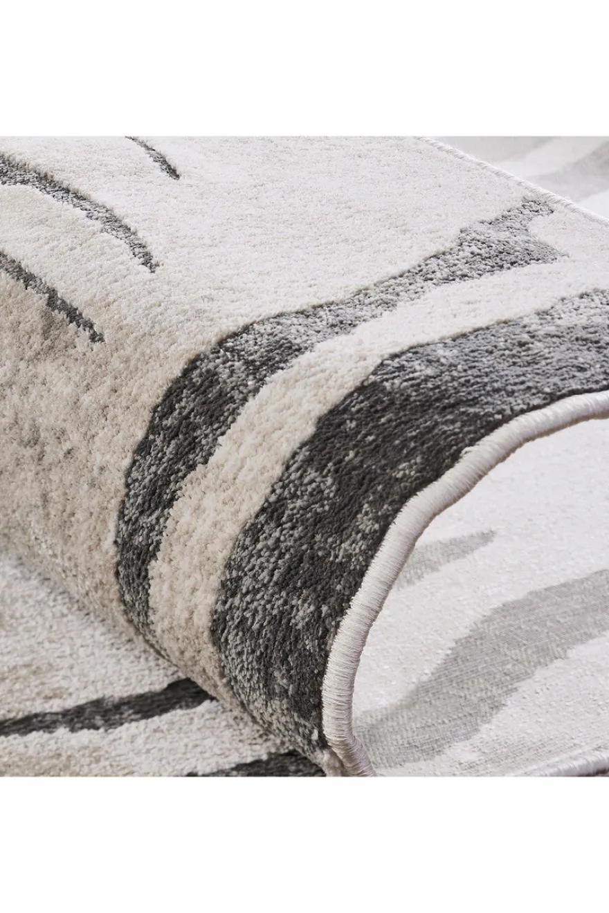 Serengeti- Charcoal Zebra Rug