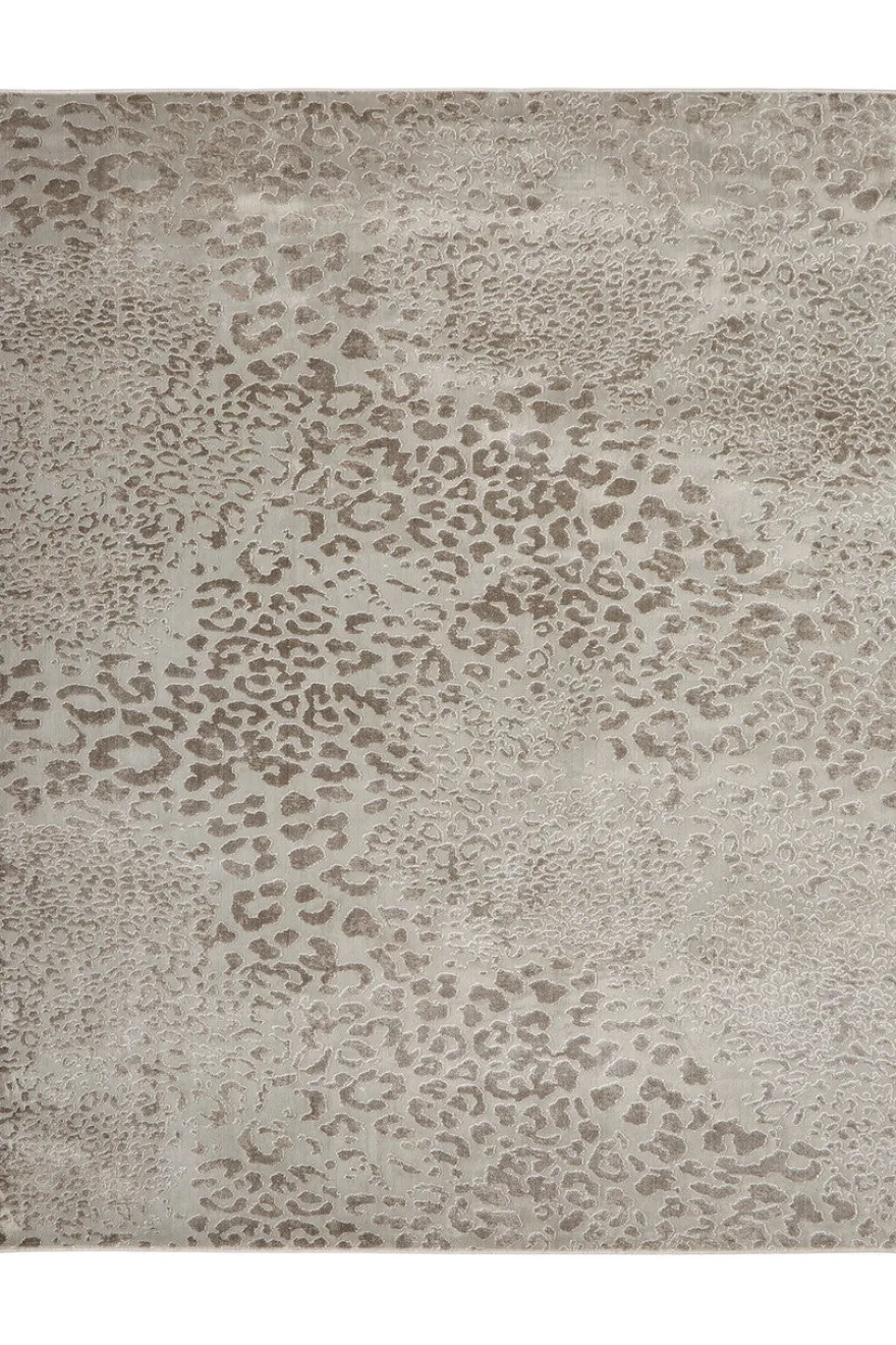 Serengeti- Grey Leopard Rug