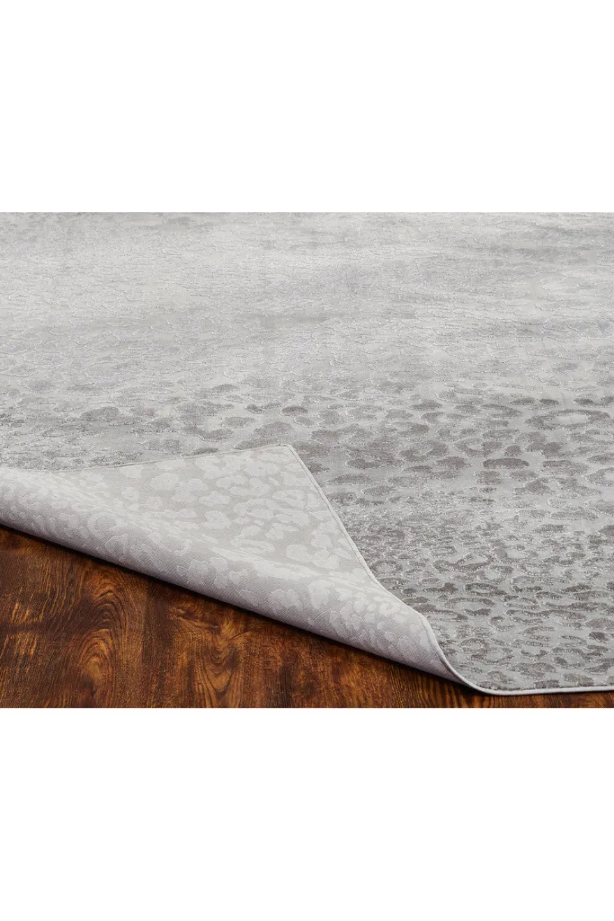 Serengeti- Grey Leopard Rug