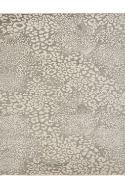 Serengeti- Light Grey Leopard Rug