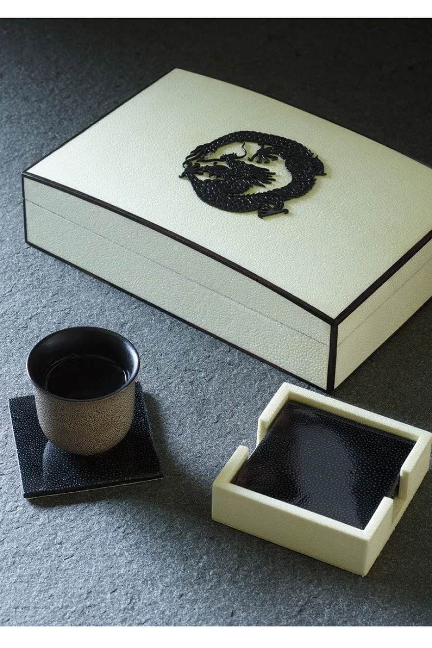Shagreen Coaster Set
