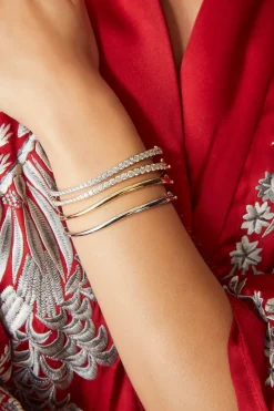 Shangri-La Brushstroke 14K Gold Bracelet