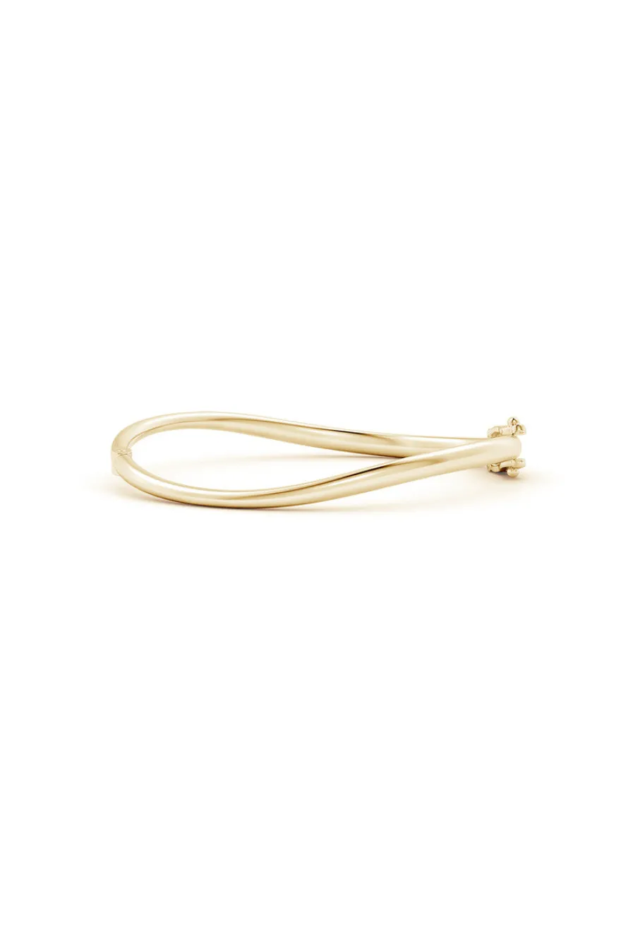 Shangri-La Brushstroke 14K Gold Bracelet