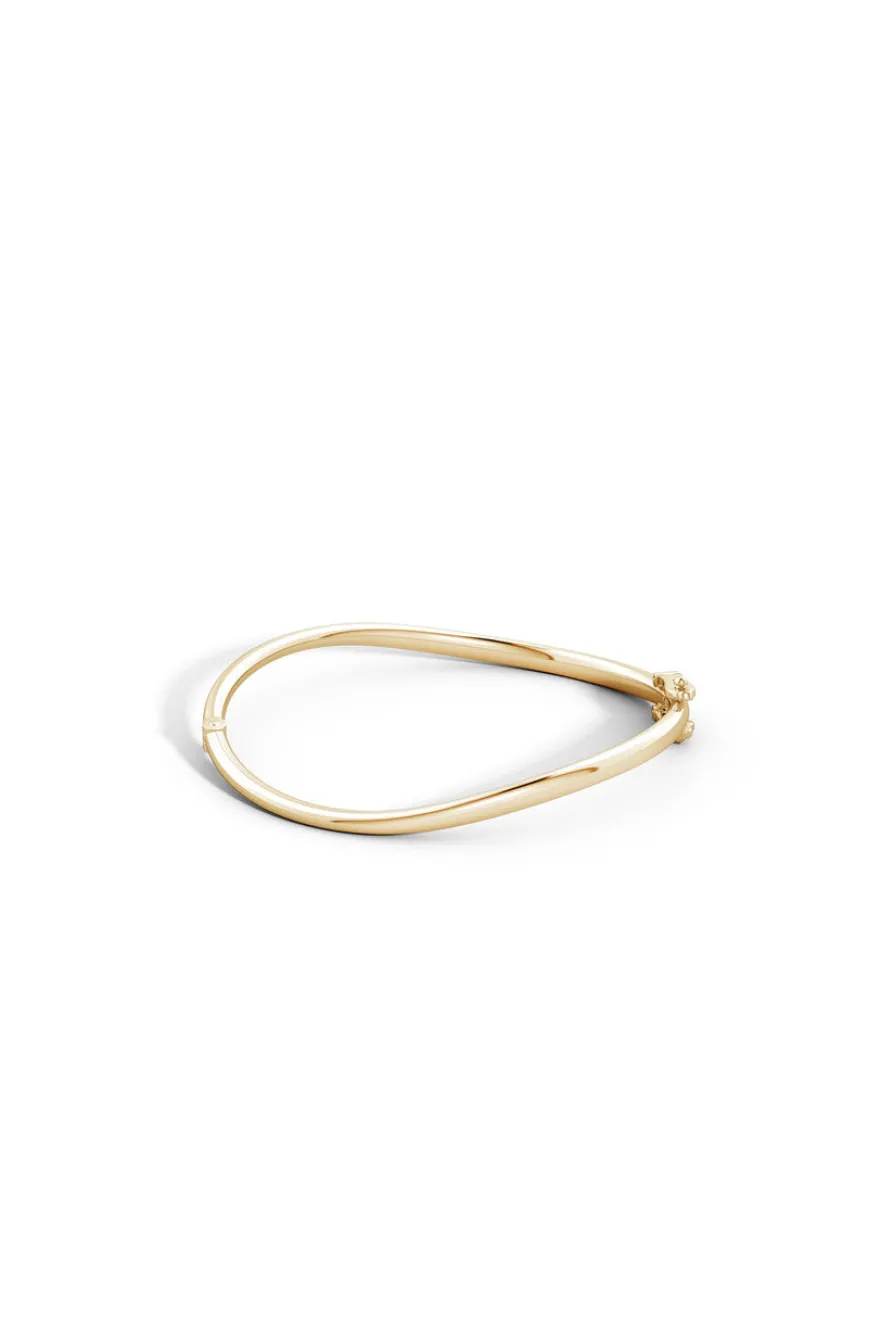 Shangri-La Brushstroke 14K Gold Bracelet