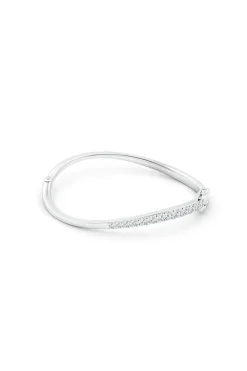 Shangri-La Brushstroke 14K Gold and Diamond Half Bracelet