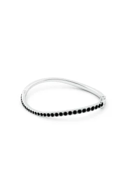 Shangri-La Brushstroke 14K Gold and Black Diamond Full Bracelet