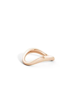 Shangri-La Brushstroke 14K Gold Stacking Ring