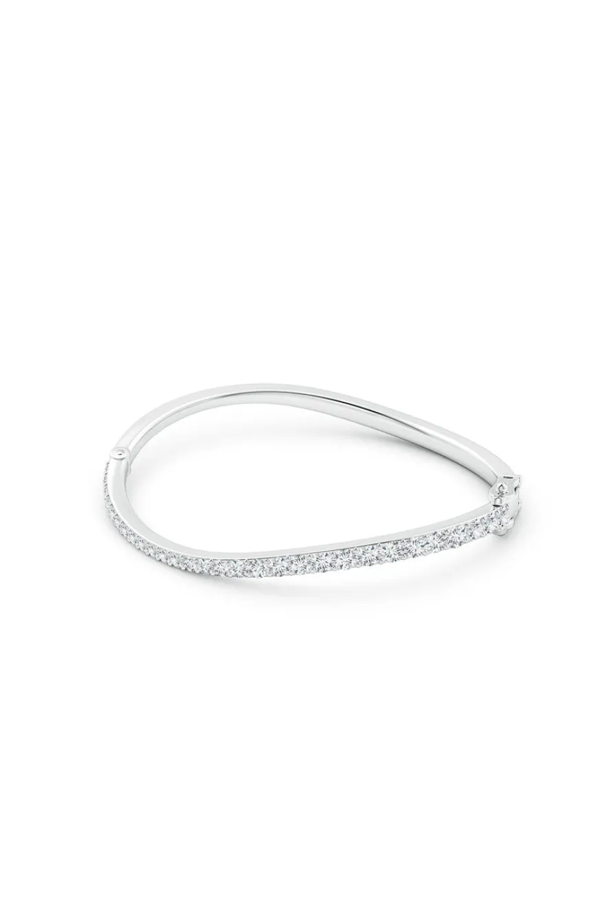 Shangri-La Brushstroke 14K Gold and Diamond Full Bracelet