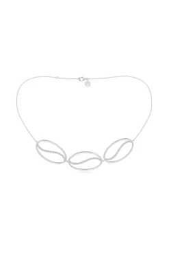Shangri-La Elliptical Yin-Yang 14K Gold and Diamond Trio Necklace