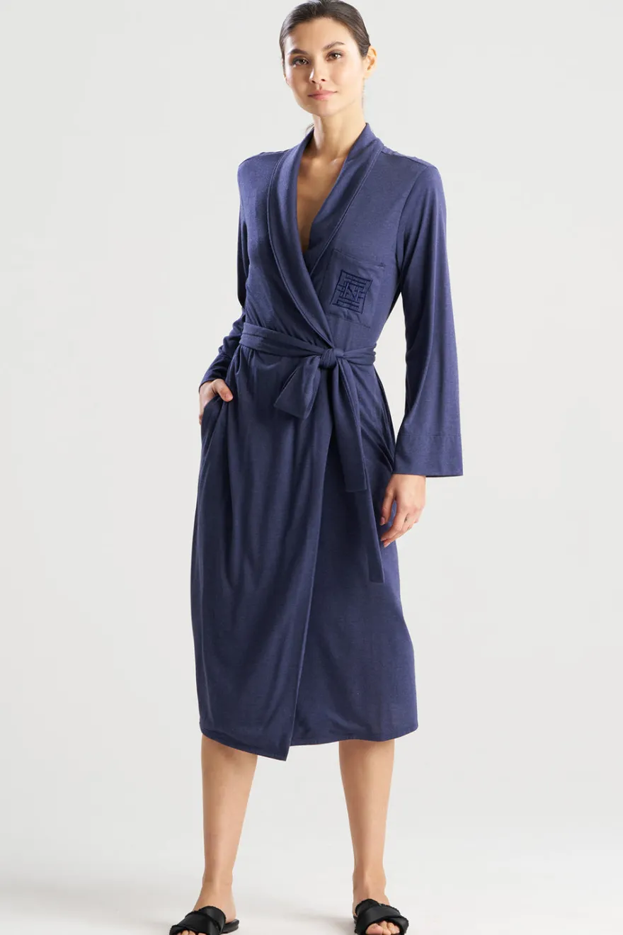 Shangri-La Embroidered TENCEL™ Robe