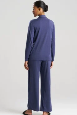 Shangri-La Embroidered TENCEL™ Notch PJ