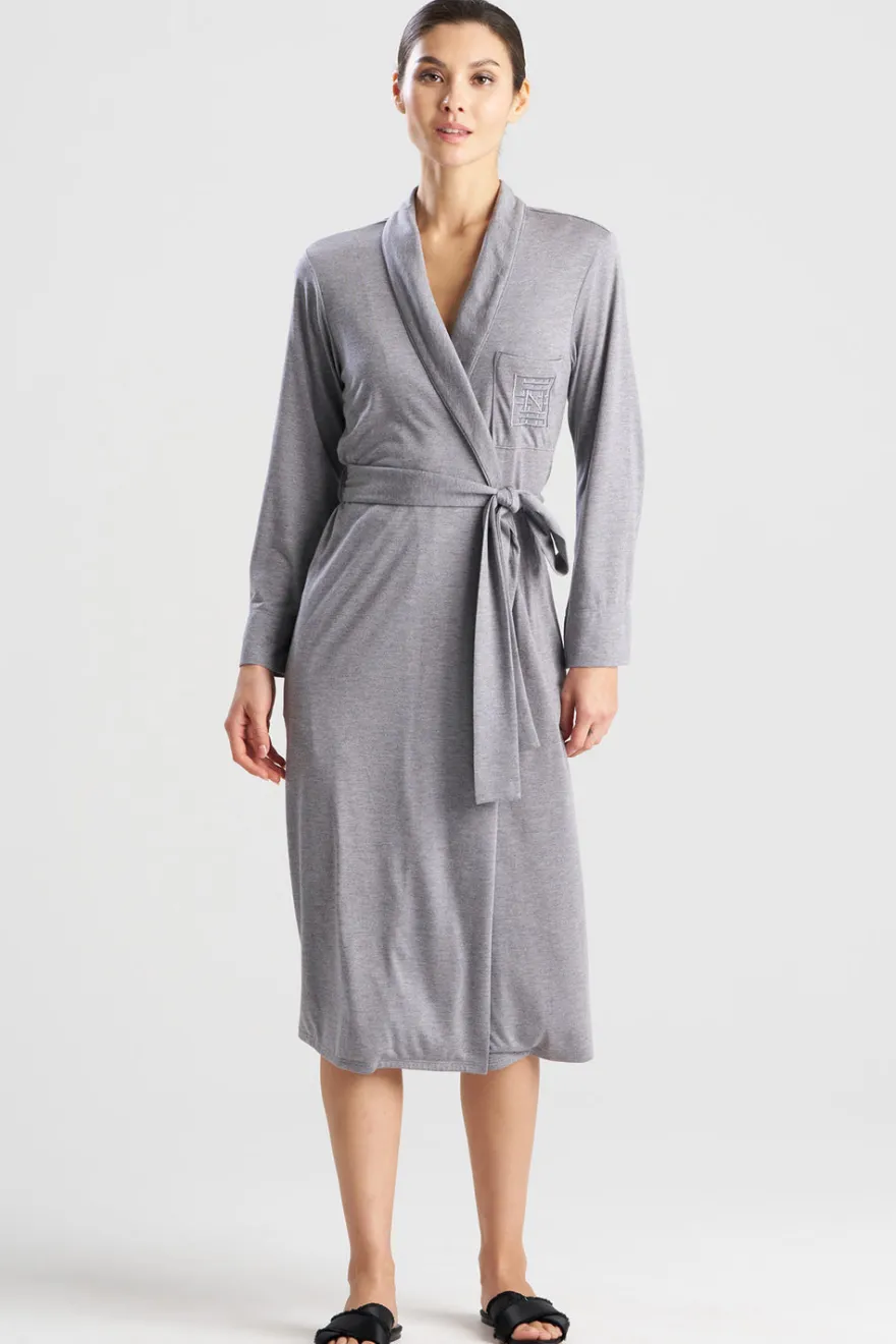 Shangri-La Embroidered TENCEL™ Robe