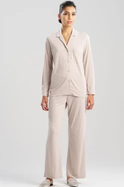Shangri-La Embroidered TENCELâ„¢ Notch PJ