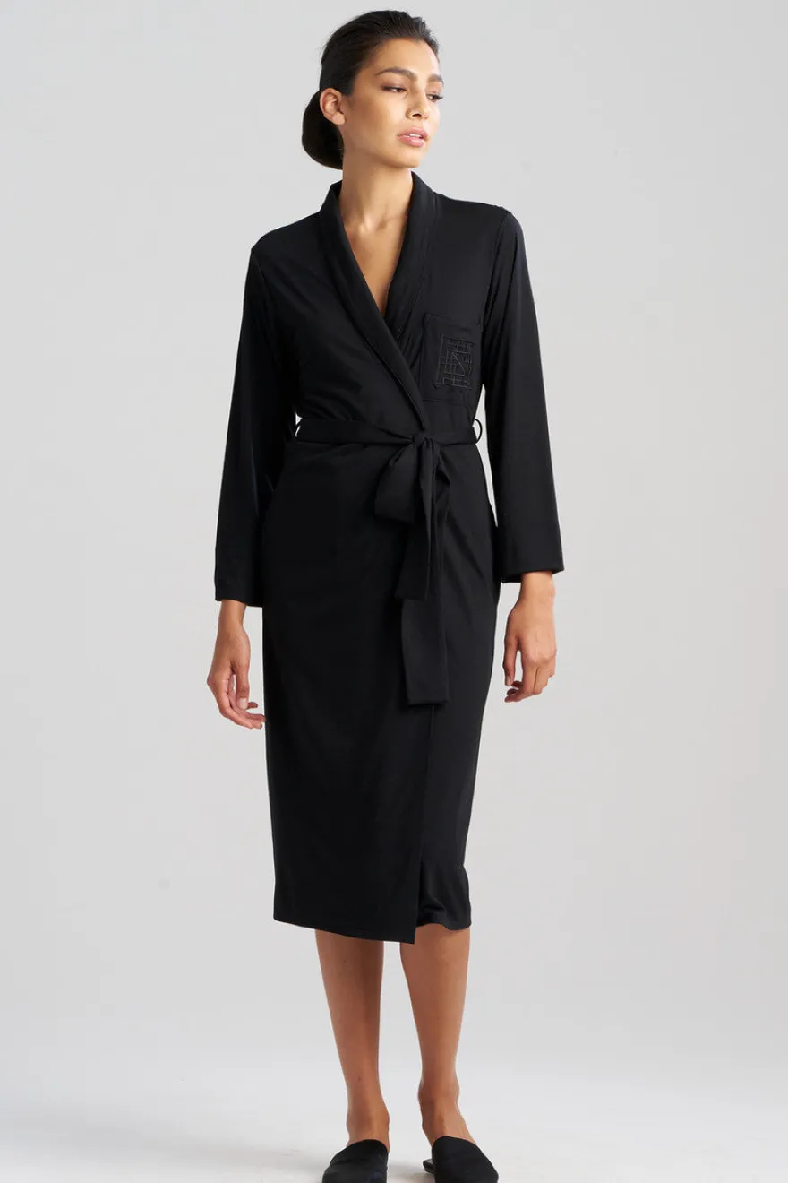 Shangri-La Embroidered TENCEL™ Robe