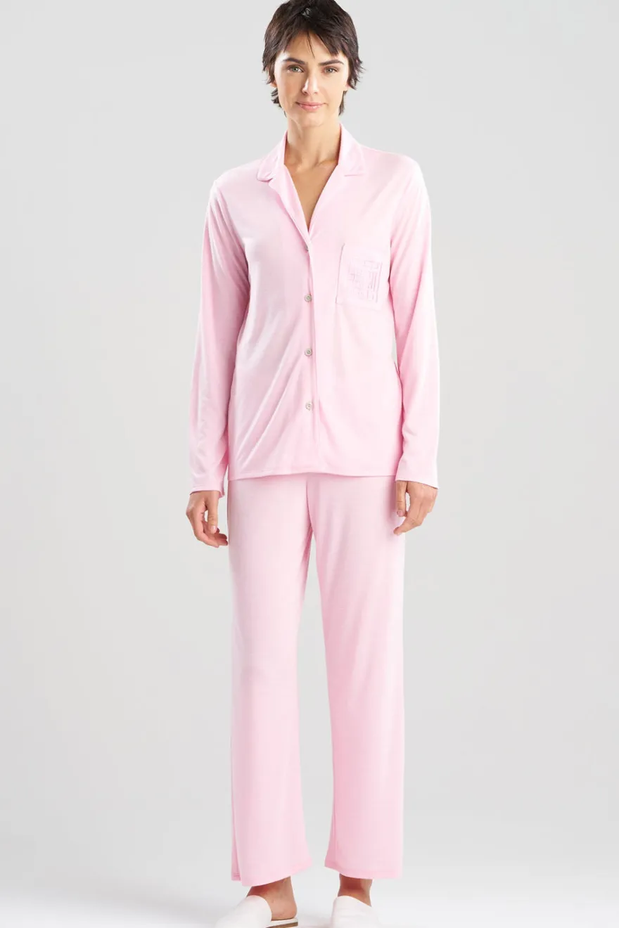 Shangri-La Embroidered TENCEL™ Notch PJ